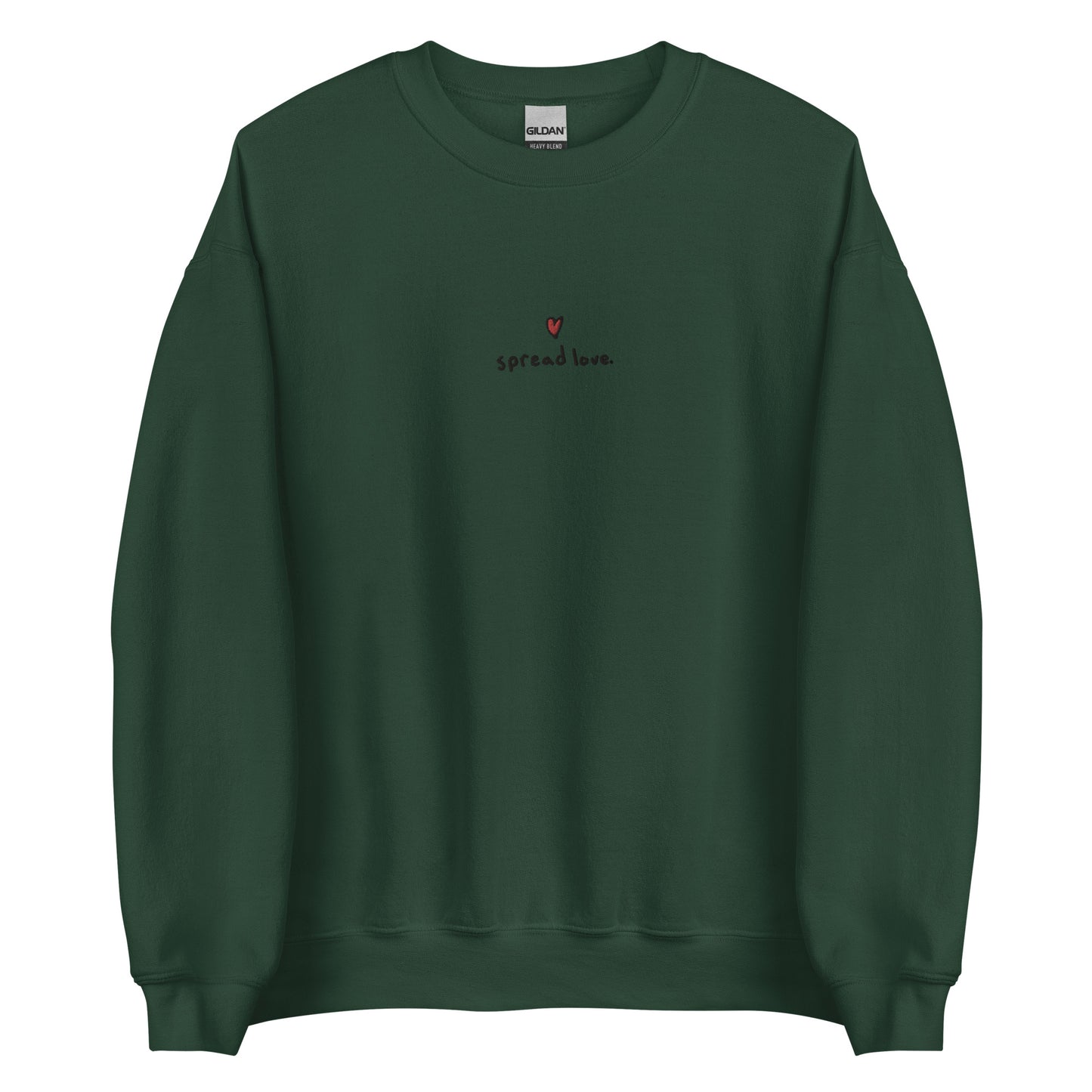 Spread Love Embroidered Crewneck Sweatshirt