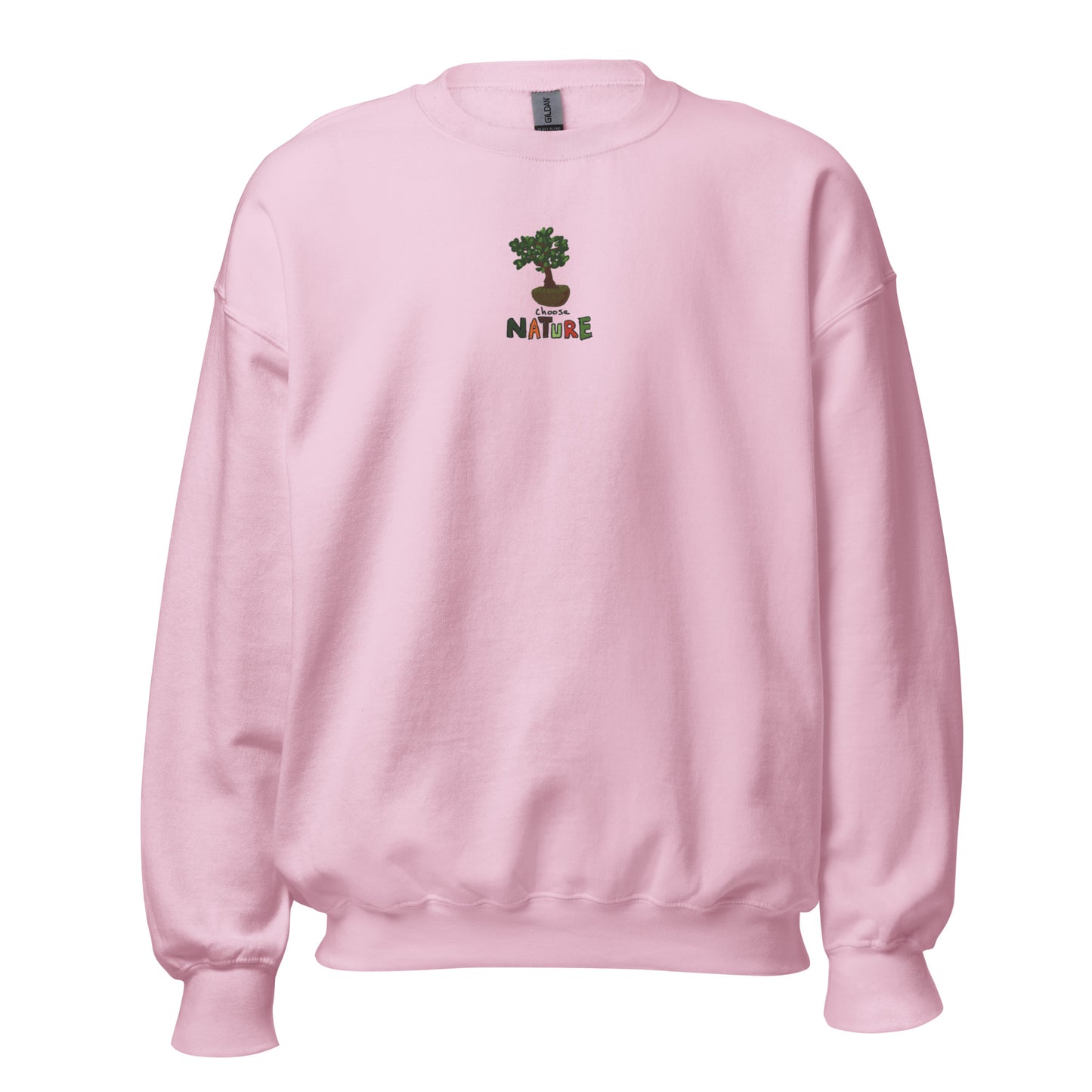 Choose Nature Bonsai Embroidered Crewneck Sweatshirt