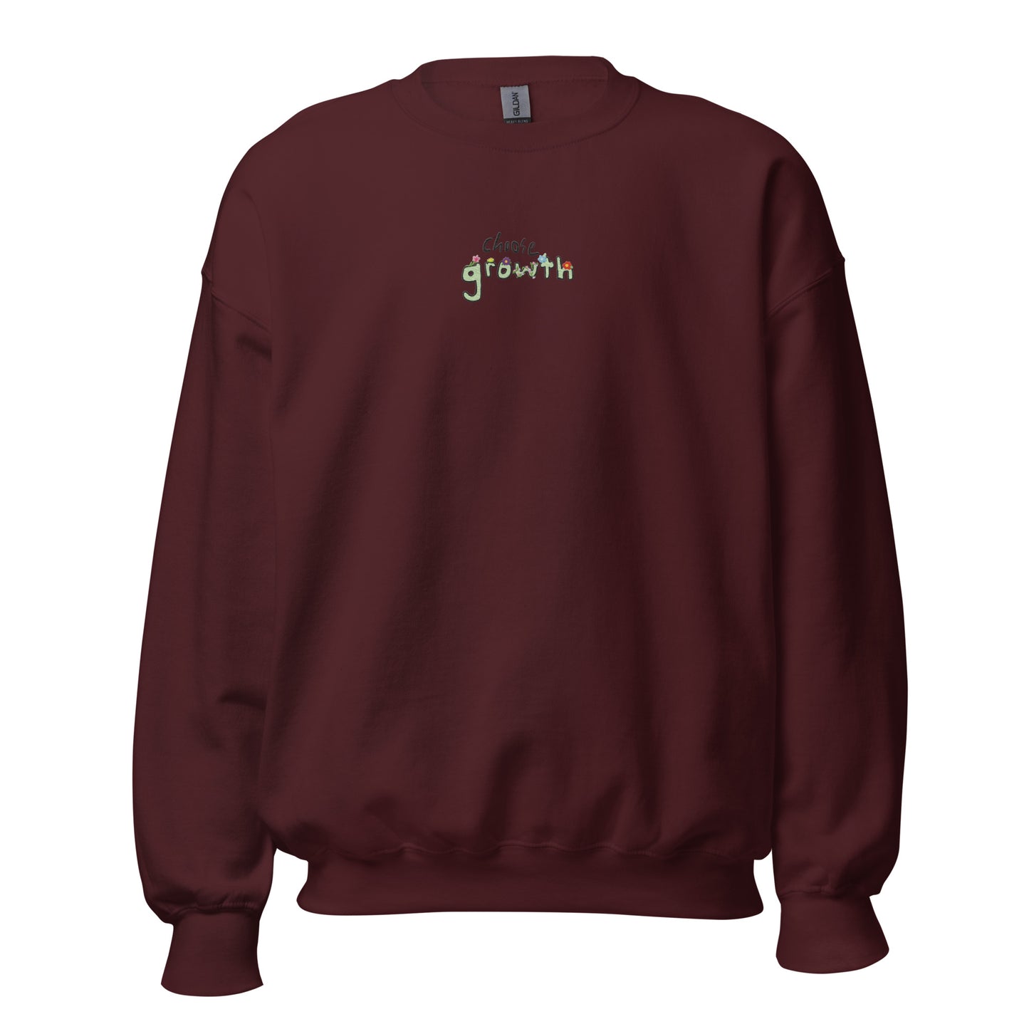 Choose Growth Embroidered Crewneck Sweatshirt