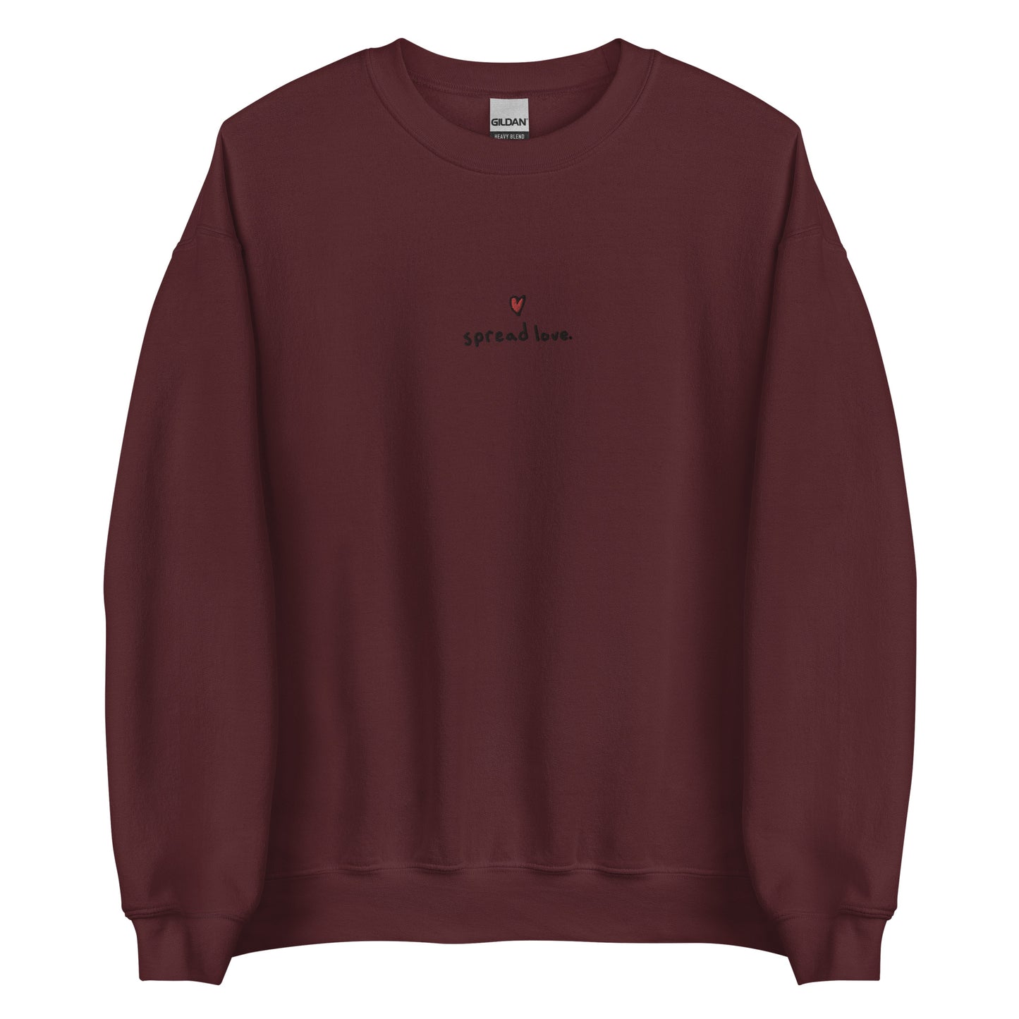 Spread Love Embroidered Crewneck Sweatshirt