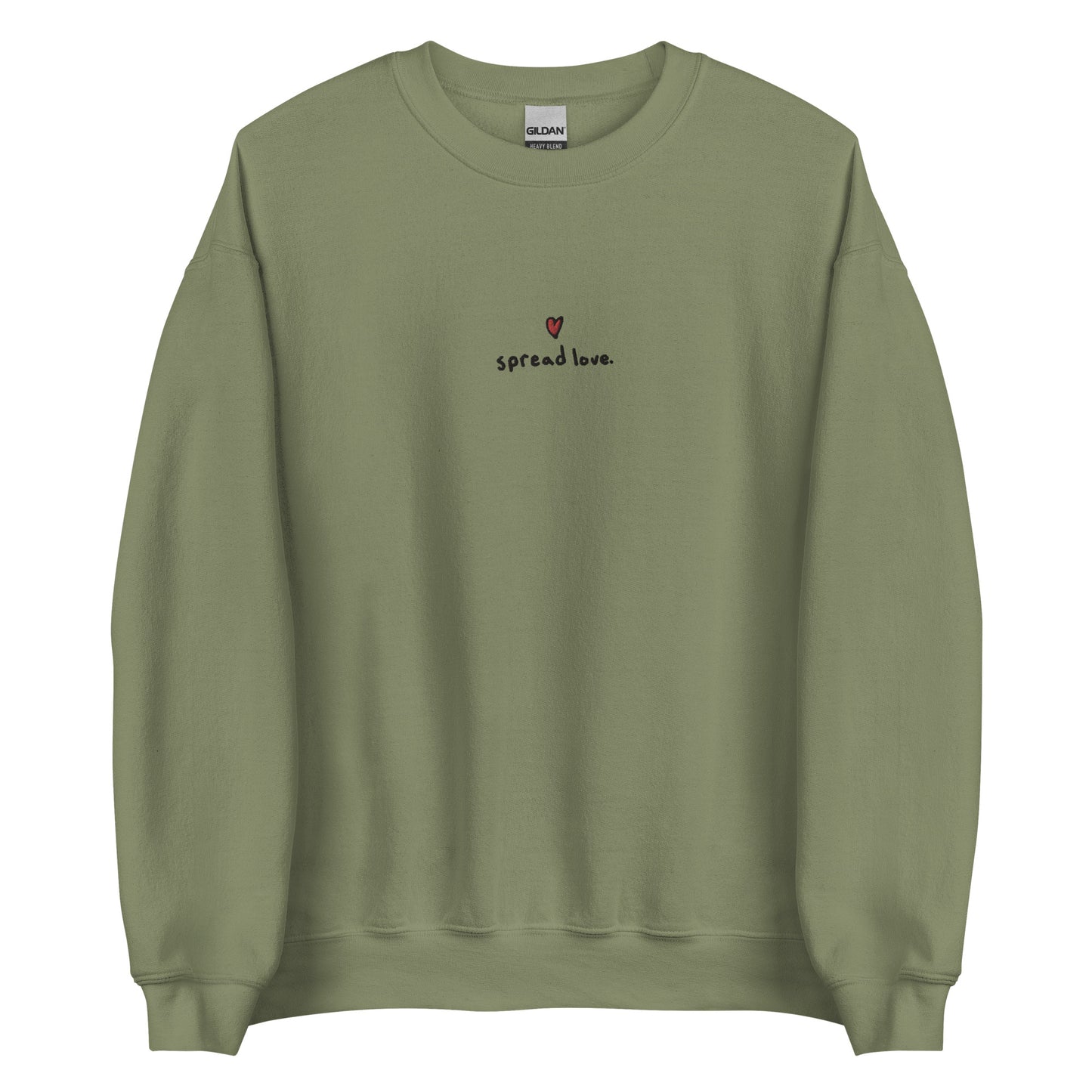 Spread Love Embroidered Crewneck Sweatshirt