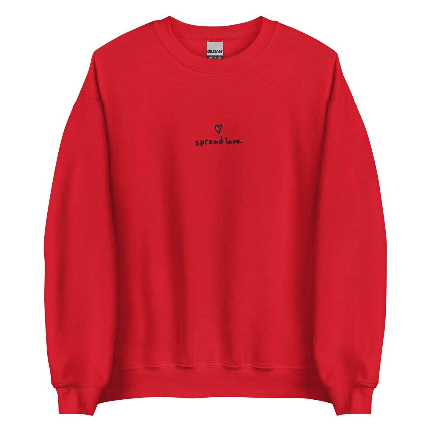 Spread Love Embroidered Crewneck Sweatshirt