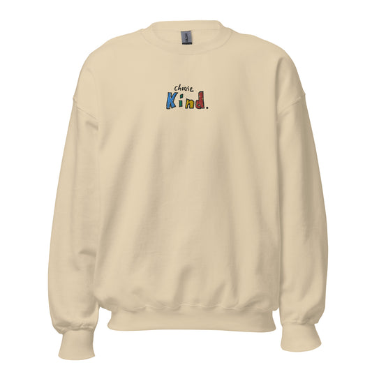 Choose Kind Embroidered Crewneck Sweatshirt