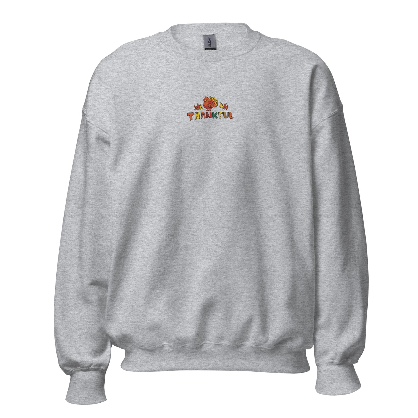 Thankful Embroidered Crewneck Sweatshirt