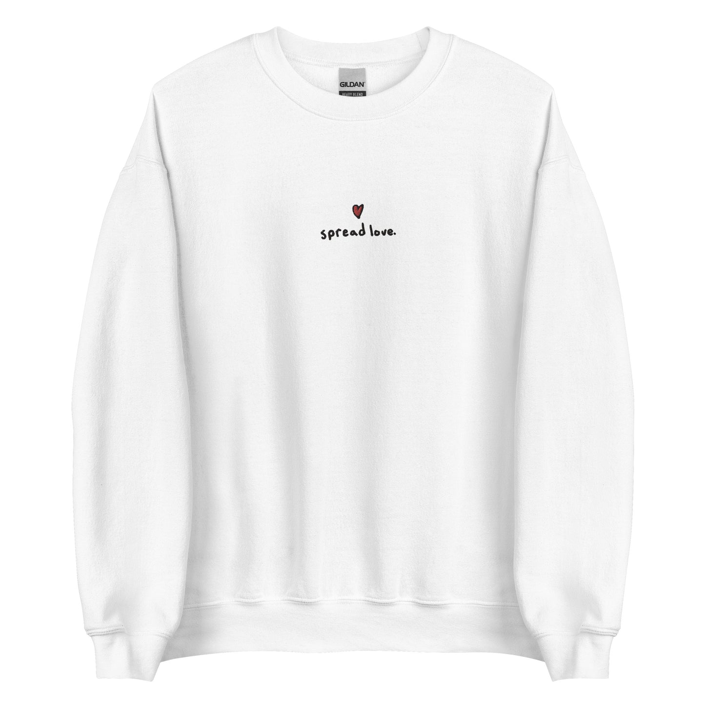 Spread Love Embroidered Crewneck Sweatshirt