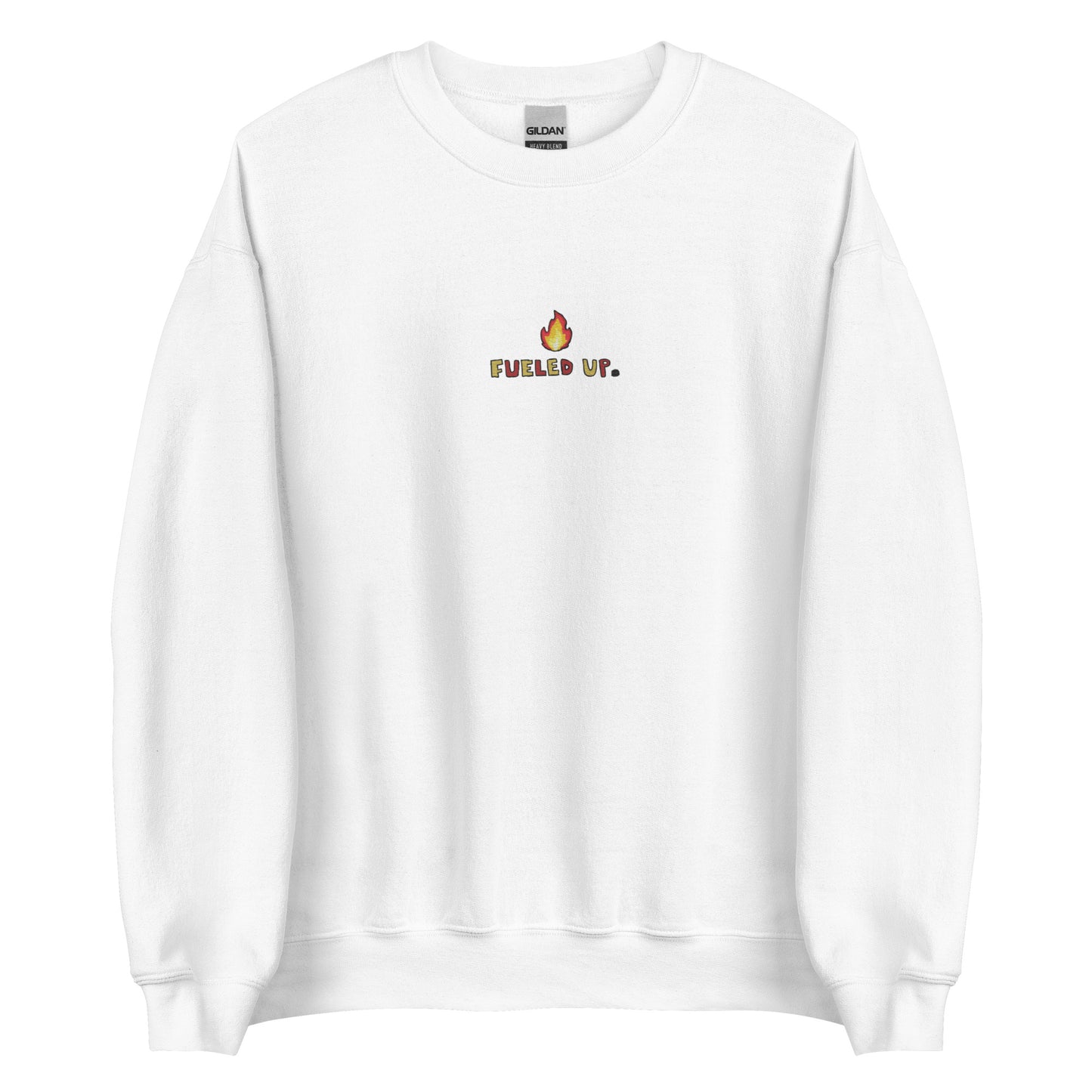 Fueled Up Hockey Embroidered Crewneck Sweatshirt