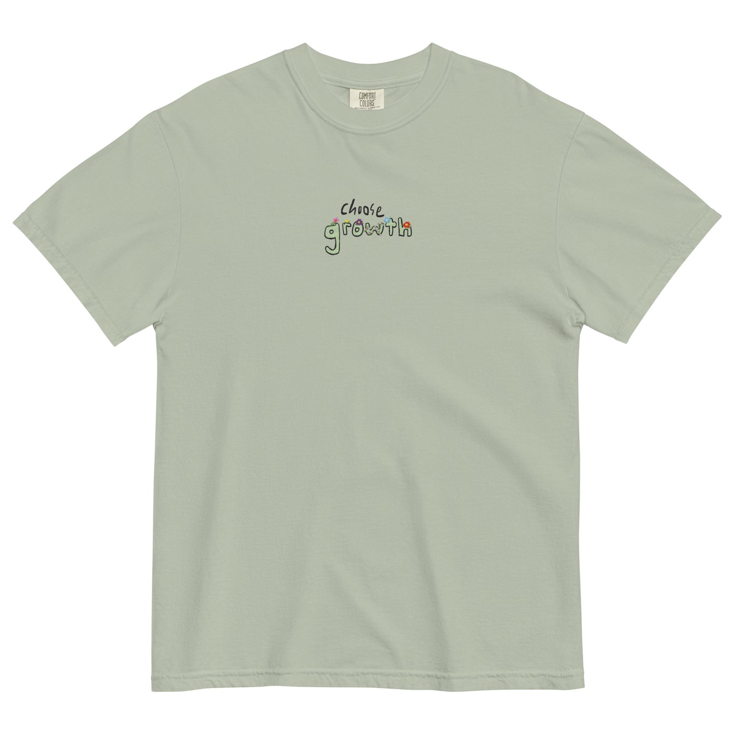 Choose Growth Embroidered T-Shirt