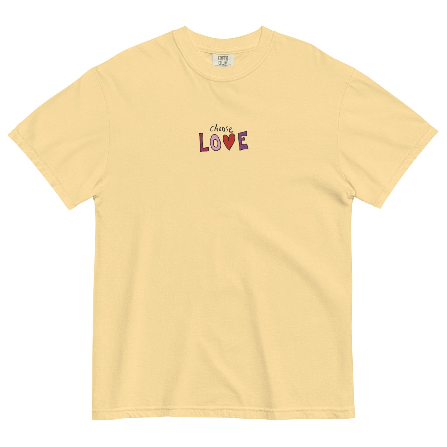 Choose Love Embroidered T-Shirt