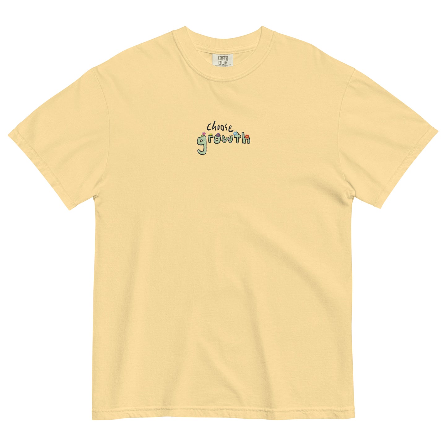 Choose Growth Embroidered T-Shirt