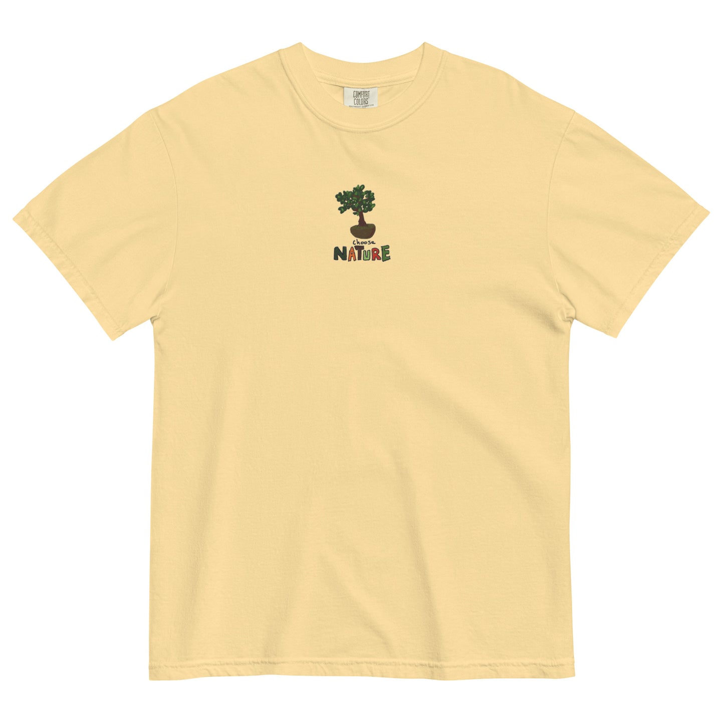 Choose Nature Bonsai Embroidered T-Shirt