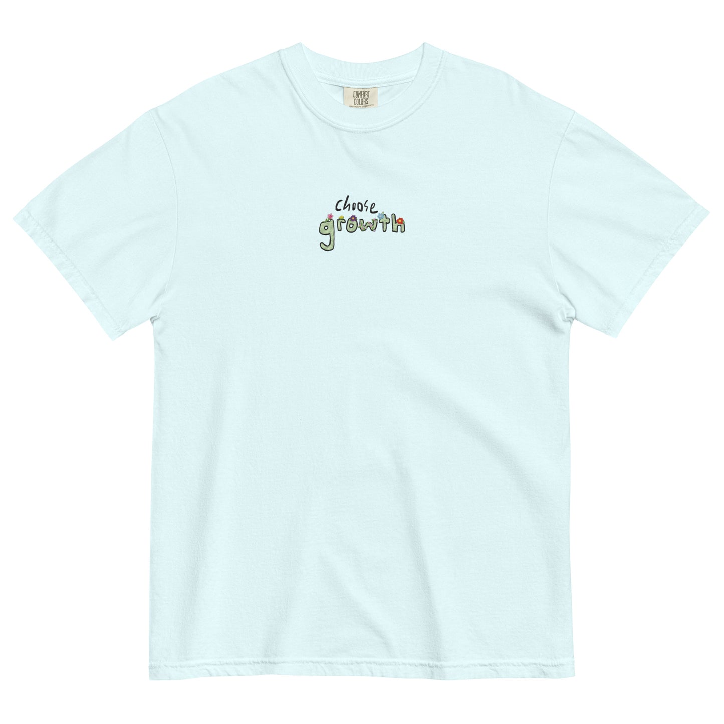 Choose Growth Embroidered T-Shirt