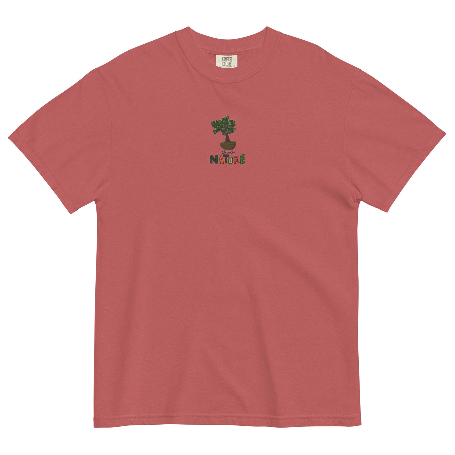 Choose Nature Bonsai Embroidered T-Shirt