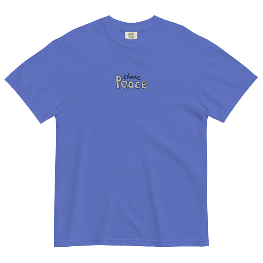 Choose Peace Embroidered T-Shirt