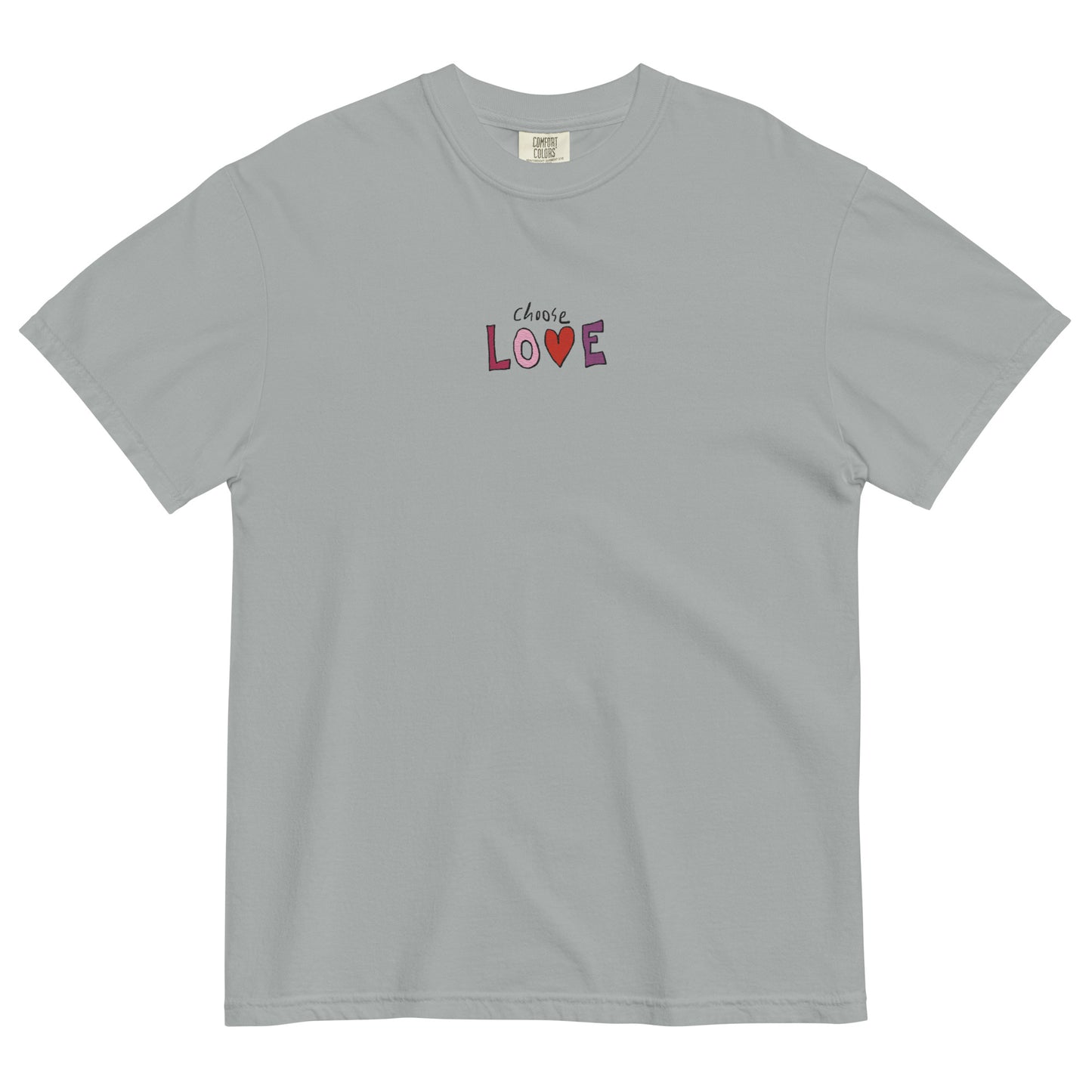 Choose Love Embroidered T-Shirt