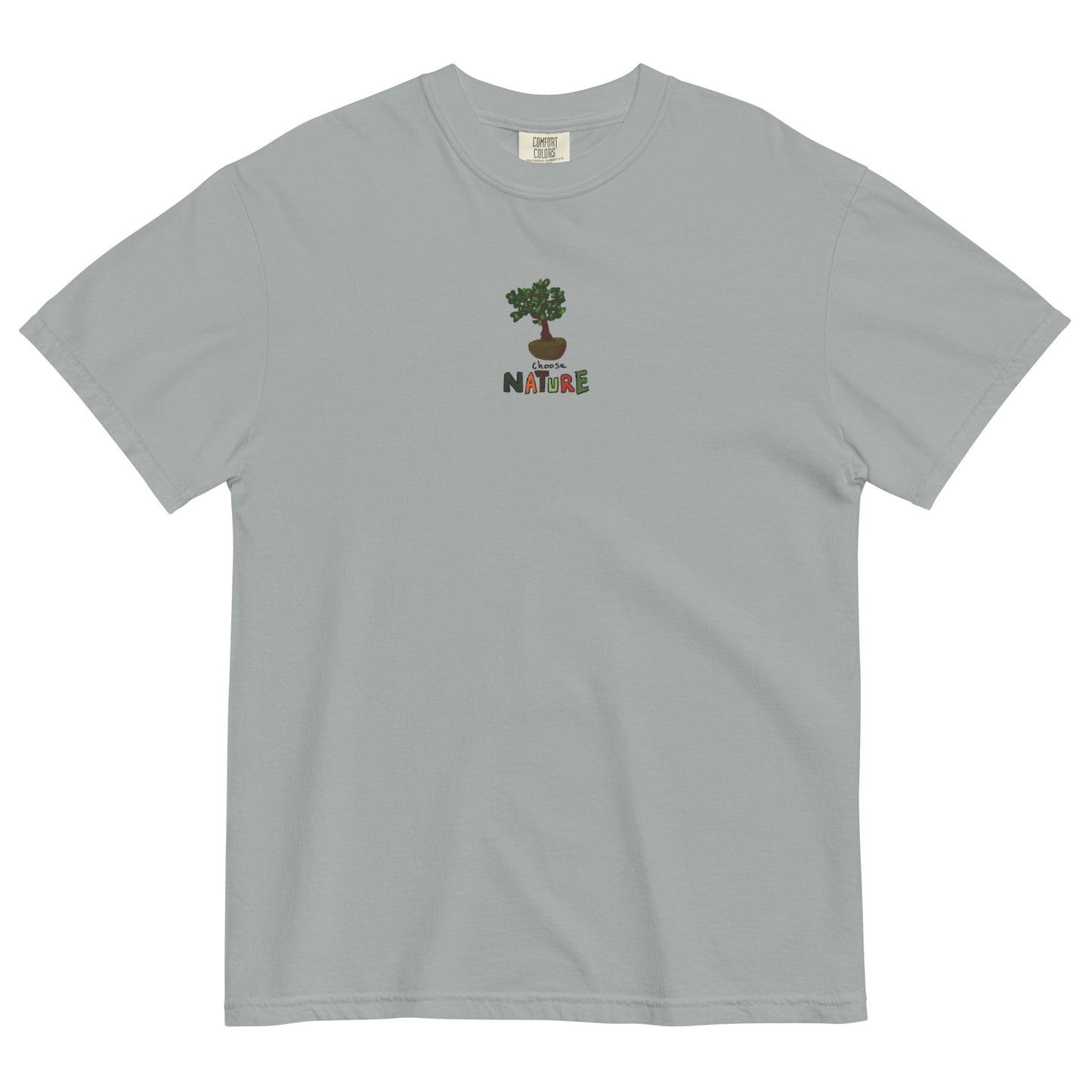 Choose Nature Bonsai Embroidered T-Shirt