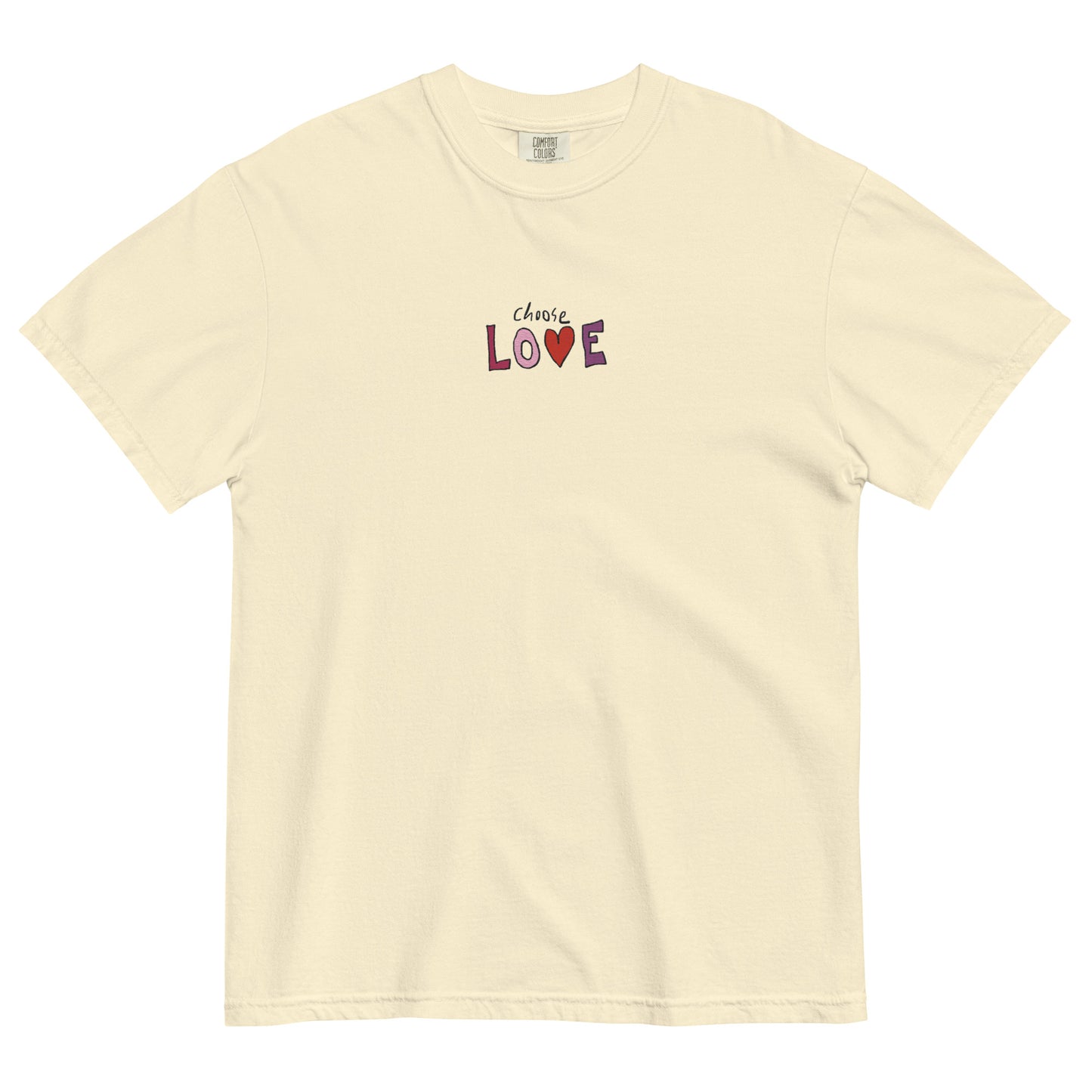 Choose Love Embroidered T-Shirt