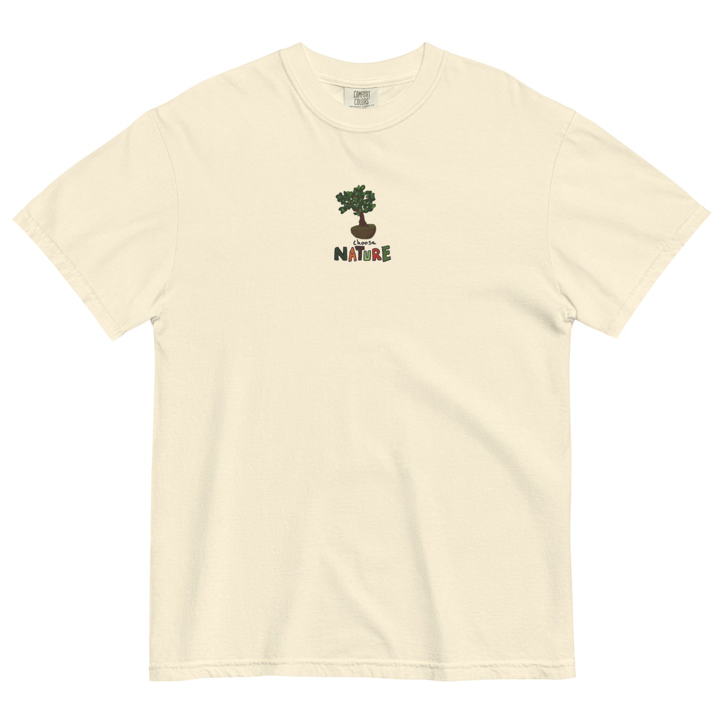 Choose Nature Bonsai Embroidered T-Shirt