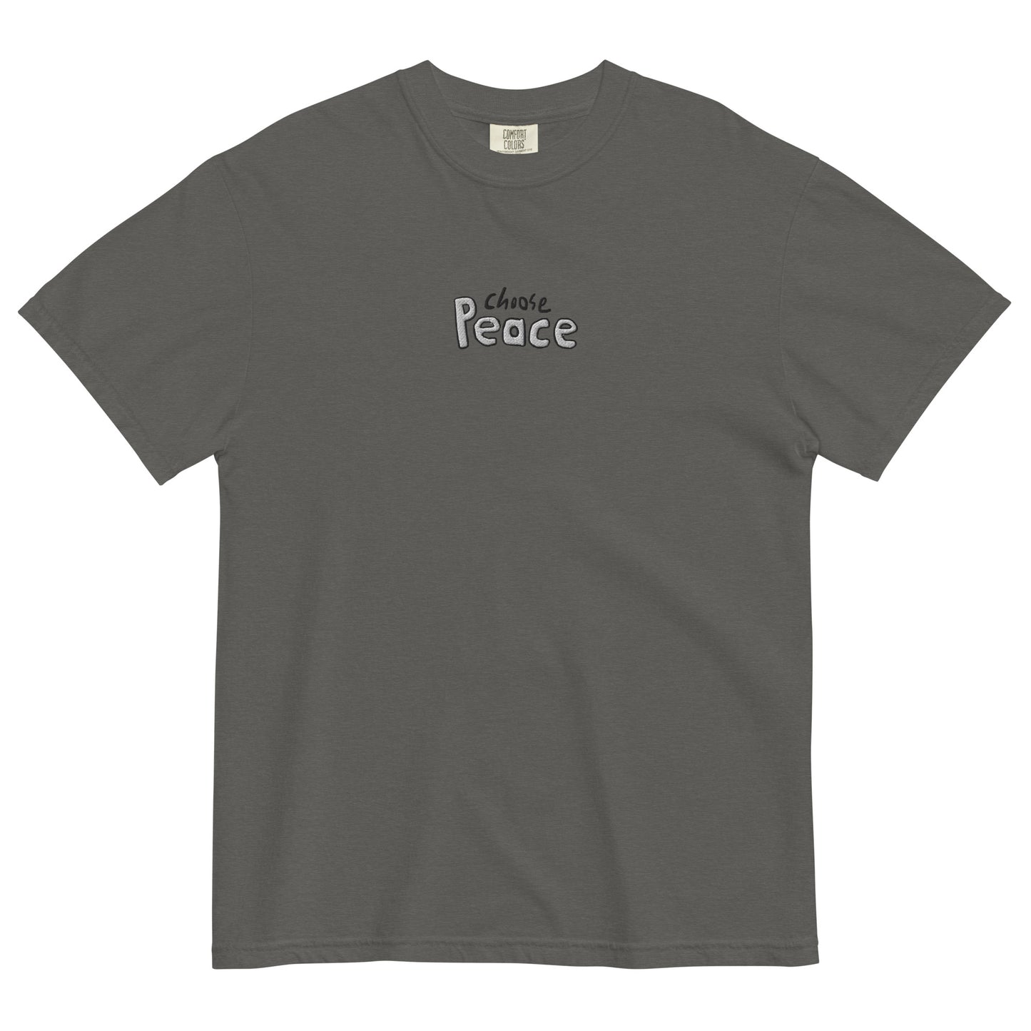 Choose Peace Embroidered T-Shirt