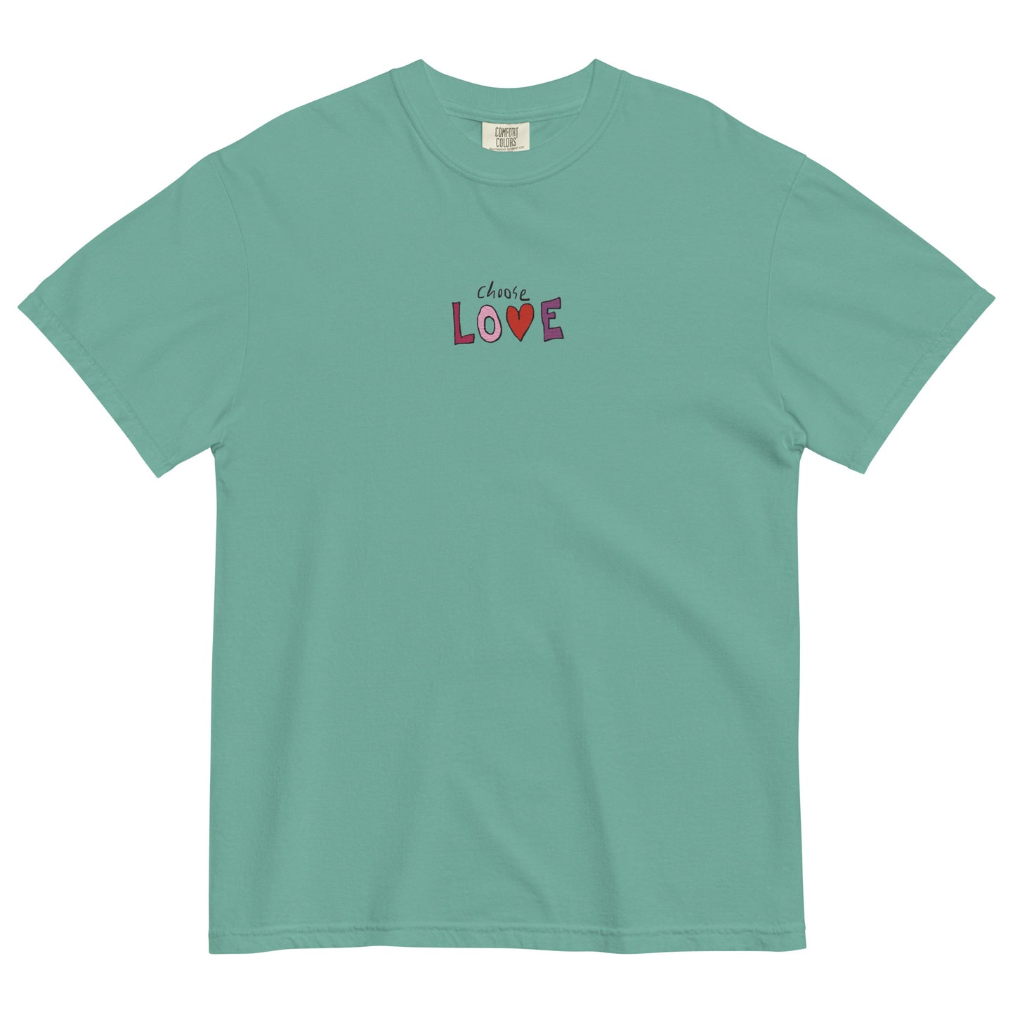 Choose Love Embroidered T-Shirt