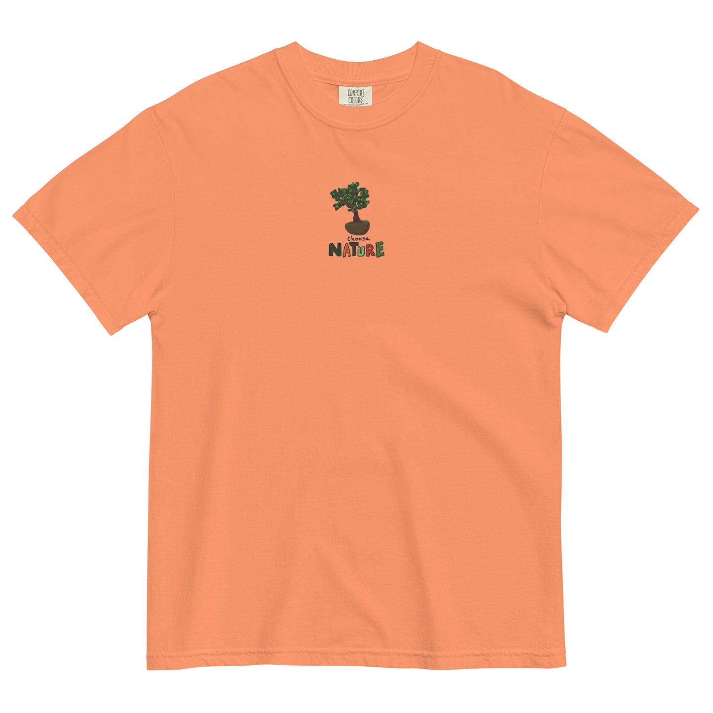 Choose Nature Bonsai Embroidered T-Shirt