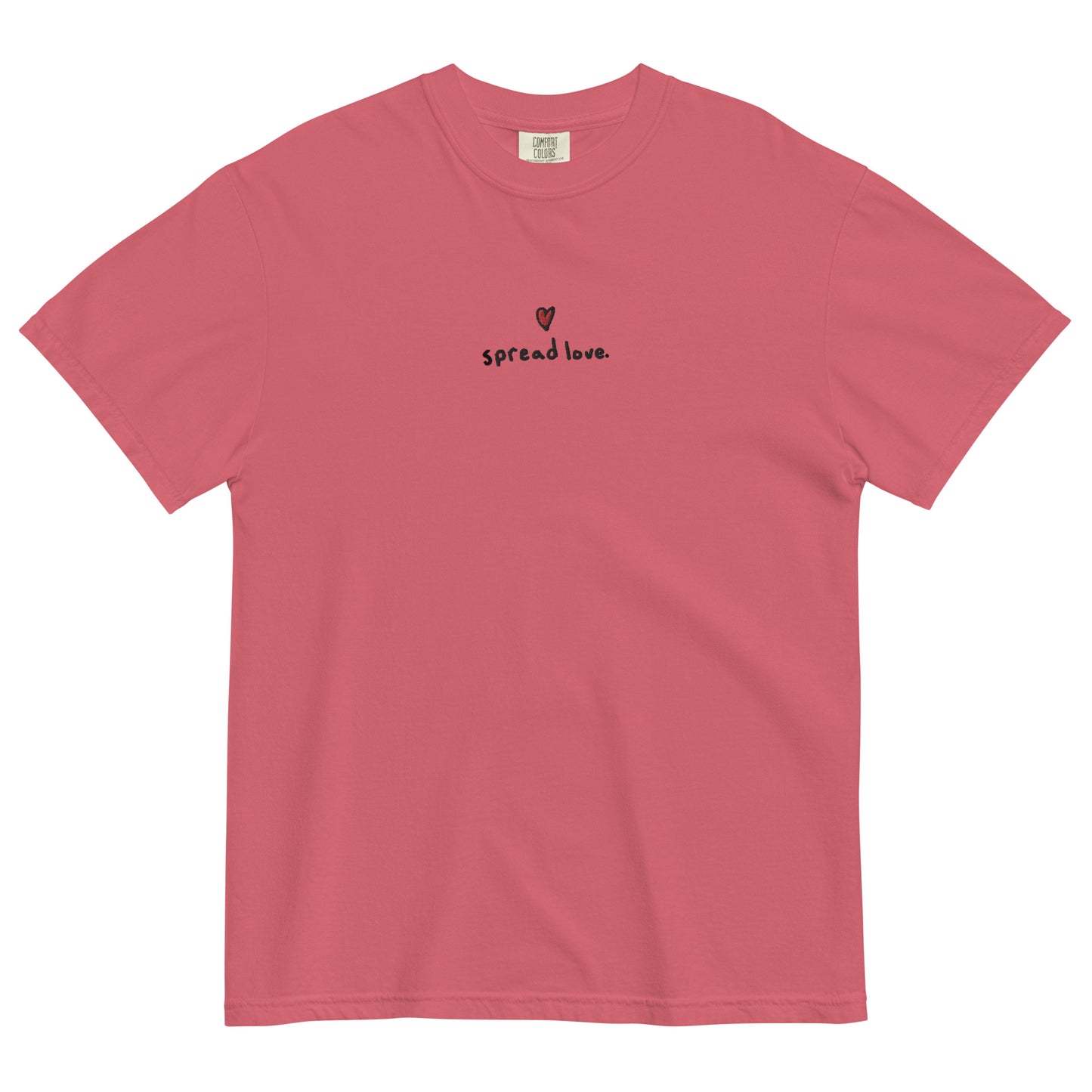 Spread Love Embroidered T-Shirt