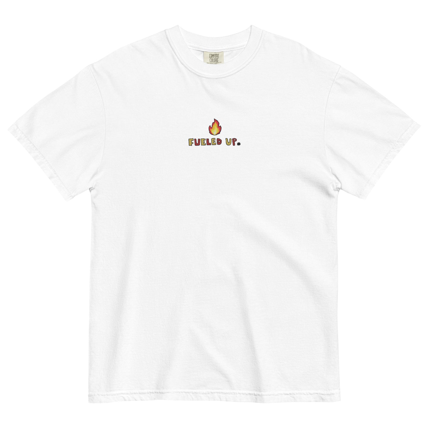 Fueled Up Hockey Embroidered T-Shirt