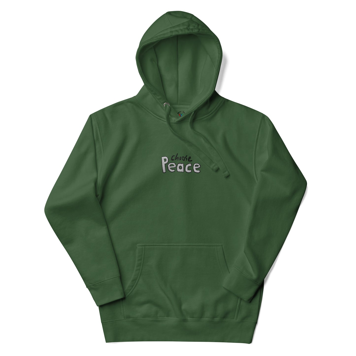 Choose Peace Embroidered Hoodie Sweatshirt