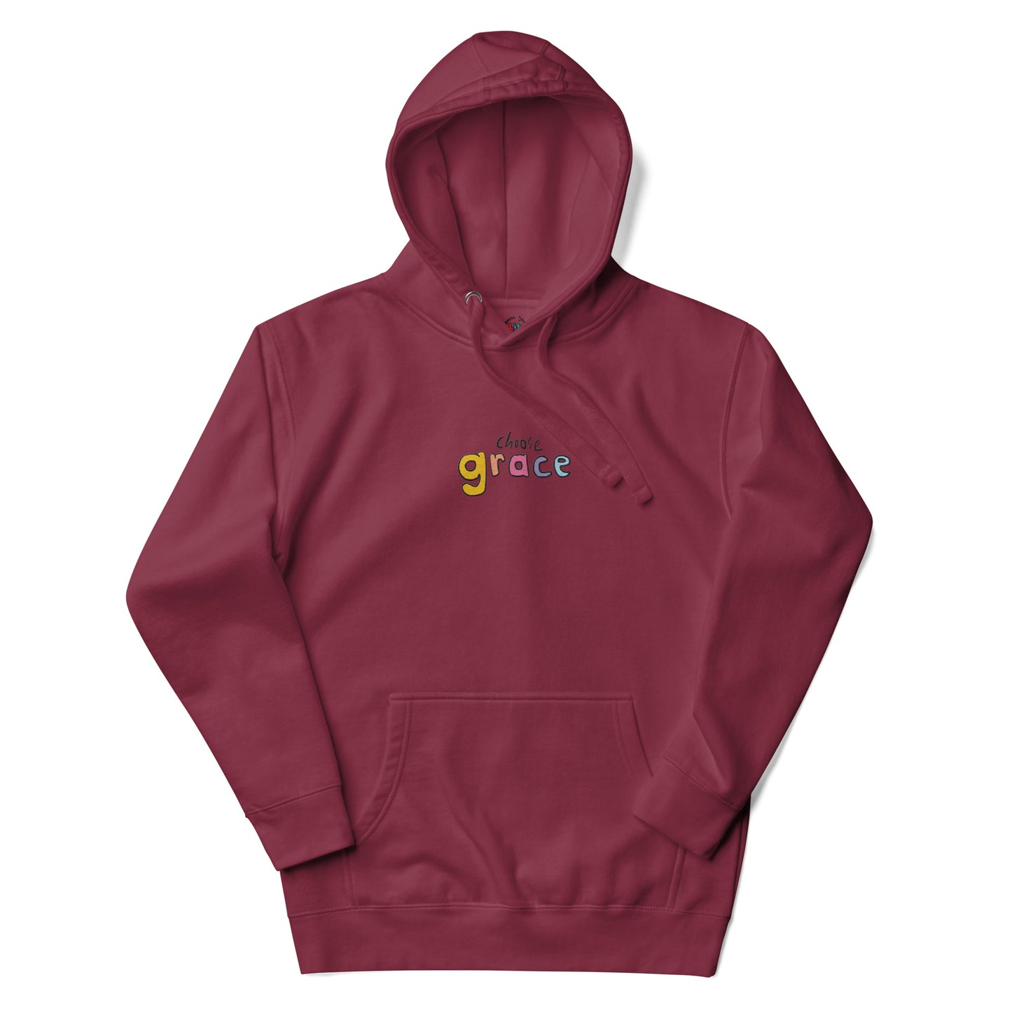 Choose Grace Embroidered Hoodie Sweatshirt