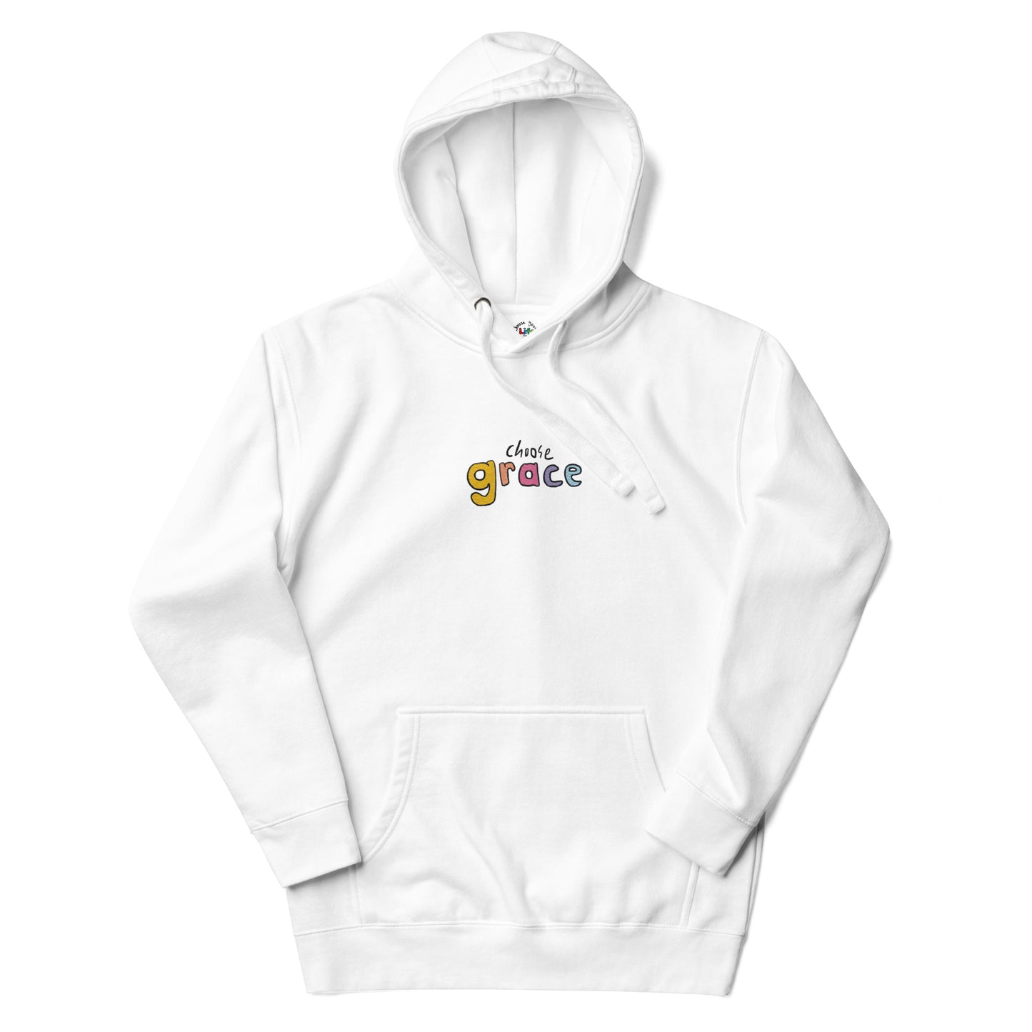 Choose Grace Embroidered Hoodie Sweatshirt